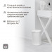 Мусорное ведро автоматическое открывание крышки круглое белое 10л Мусорное ведро автоматическое открывание крышки круглое белое 10л